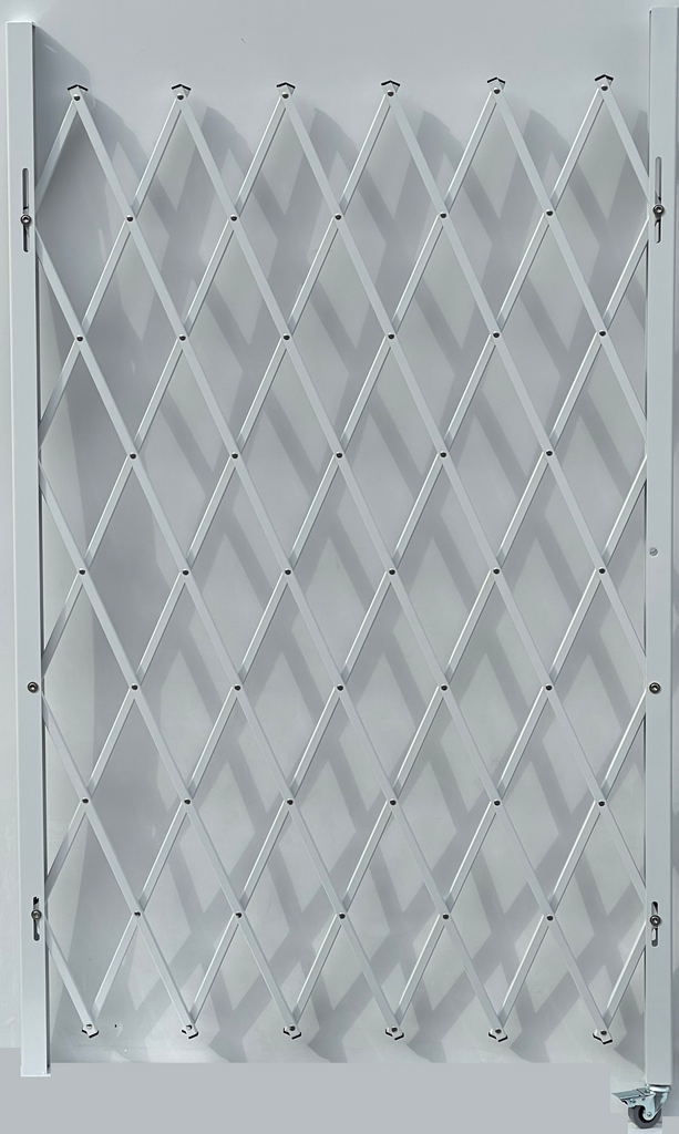 Folding Security Gate, 66 Inches High, 48 and 90 inches Wide