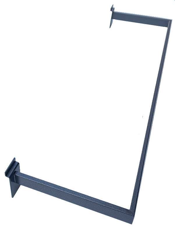 Slatwall accessories - Slatwall U shape hangrail --- SA1248