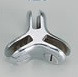 Glass Connector - 120 Degree 3 Way Glass Connector