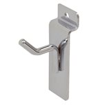 slatwall accessories - 1- inch slatwall hook chrome