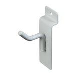 slatwall accessories - 1- inch slatwall hook white
