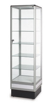 Glass Cabinets With Aluminum Frame - 72 x 20 x20 - Inch