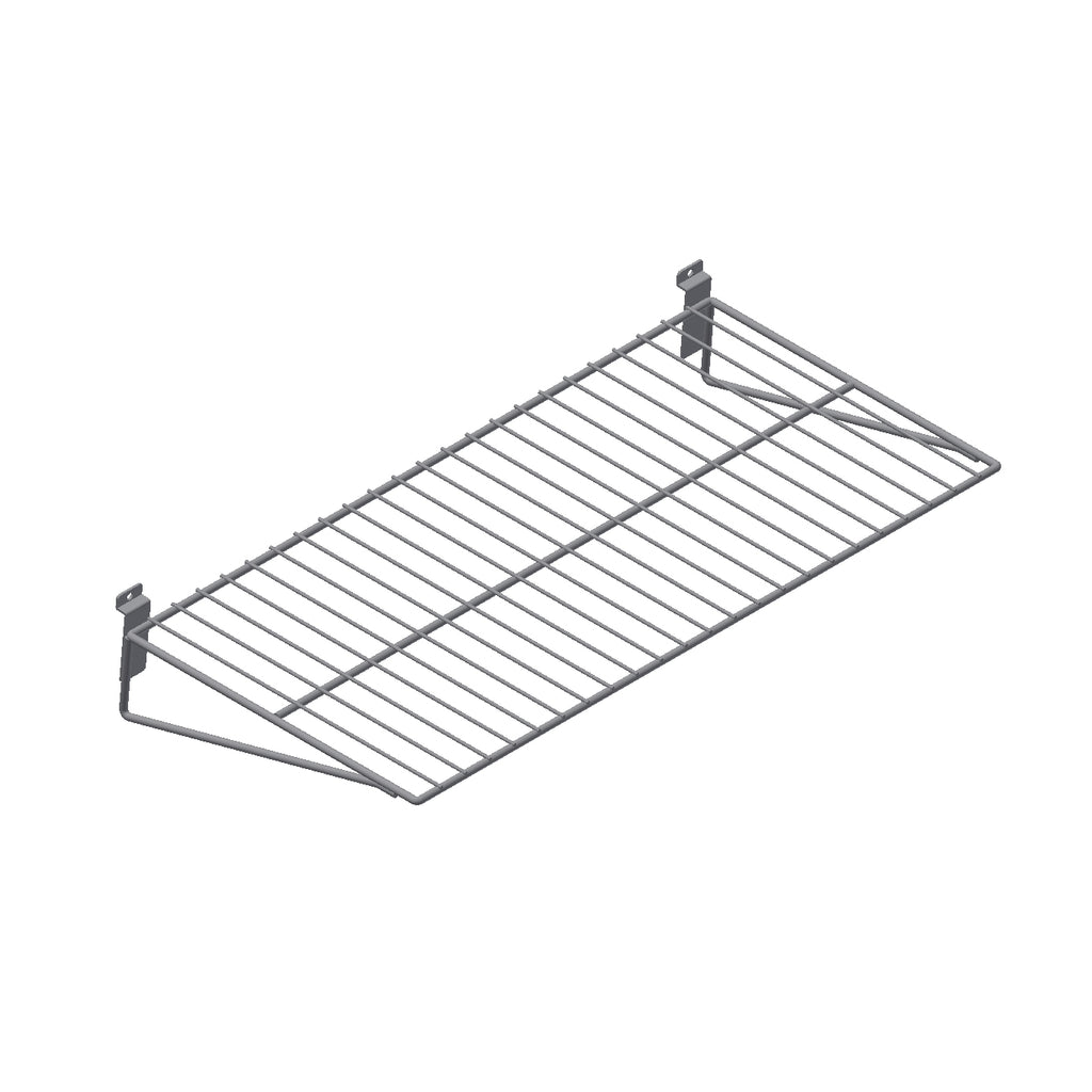 wire straight shelf for slatwall