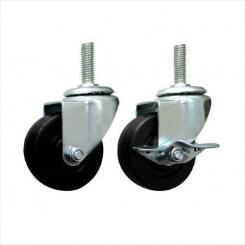 4" heavy duty rubber wheel