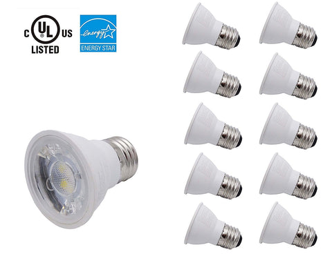 Pot Light PAR16 LED, E26/E27 Bases, Dimmable. COB / 10 pcs ---C1071