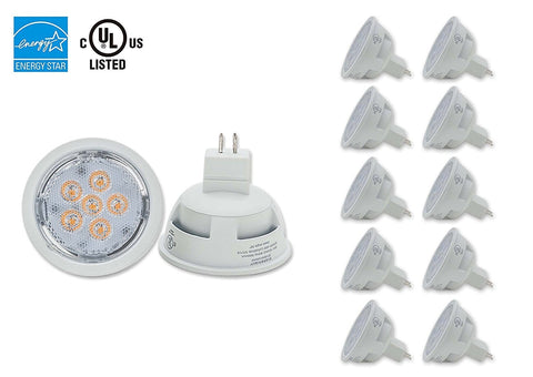 POT Light LED MR16, AC/DC 12V, 8W, Dimmable / 10 Pcs ---C2227WW / C2227CW