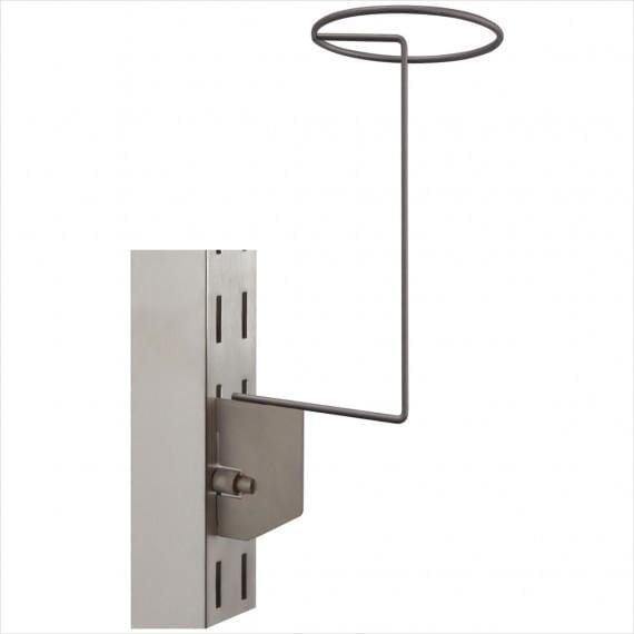 Millinery display for heavy duty slotted clothing rack, Hat holder