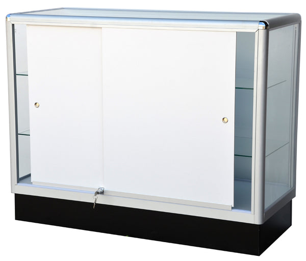 Display Cases  With  Tempered Glass And Aluminum Frame In Full Vision