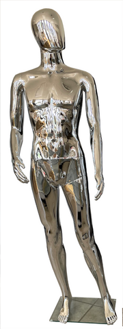 MALE MANNEQUIN CHROME FINISH