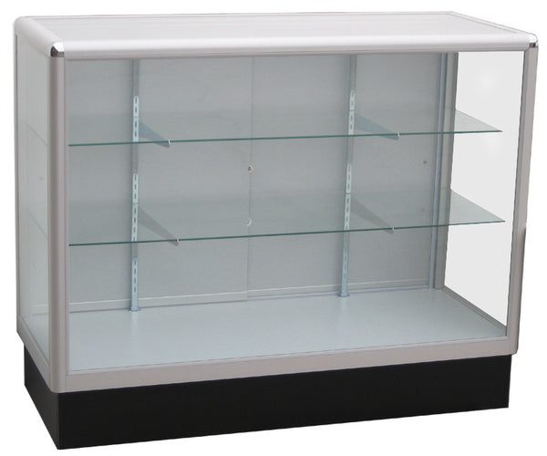 Display Cases  With  Tempered Glass And Aluminum Frame In Full Vision - 48 x 38 x20 - Inch
