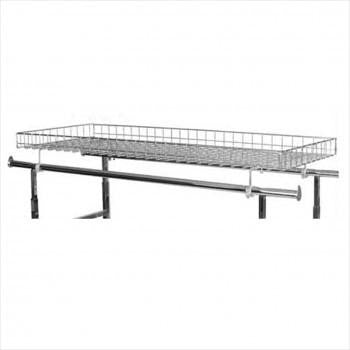 Folding top basket for H rack chrome
