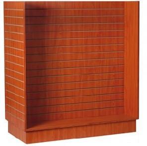 Slatwall Display H Unit Cherry - 49 1/2 x 24 x 54 - Inch