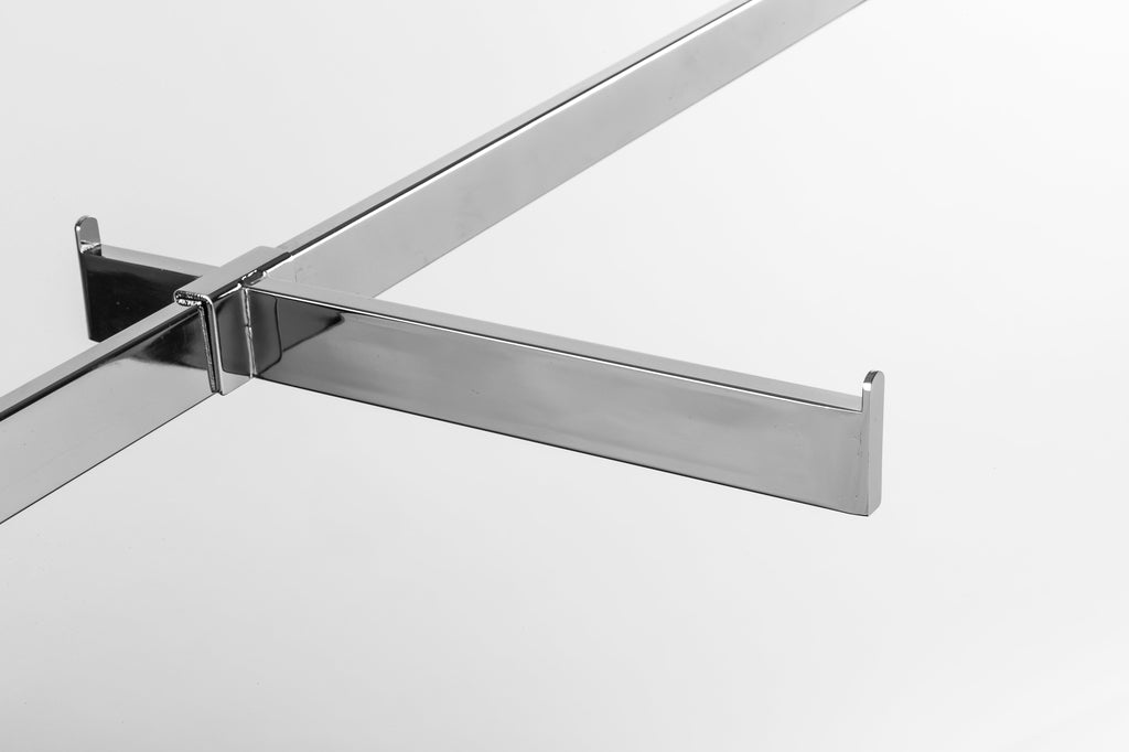 Straight faceout for crossbar, in 12 x 1-12 rectangular tubing