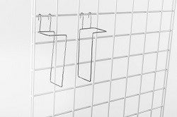 Gridwall adjustable literature holder