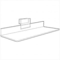 acrylic shoe shelf for grid wall panel