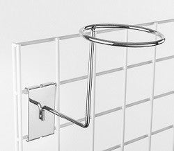 Gridwall hat display and ball holder