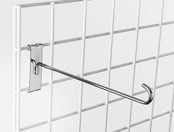 Gridwall wire safety hook