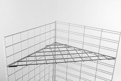 gridwall triangle shelf
