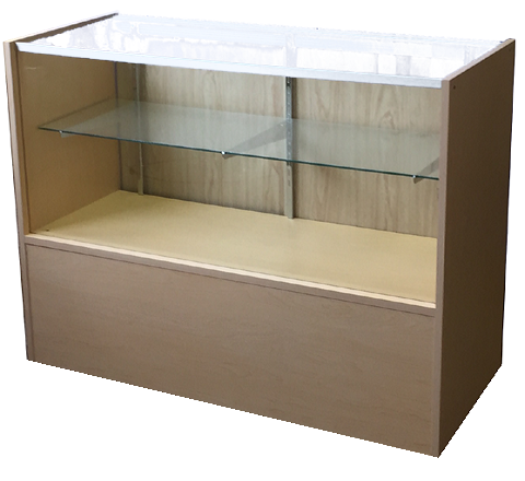 Display case- Economy half vision glass display case ---  WD24MT18, WD26MT18, WD24B18, WD26B18