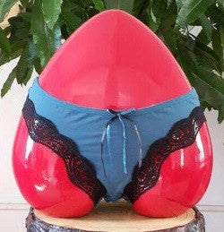 Heart shape underwear display, lingerie mannequin, red color
