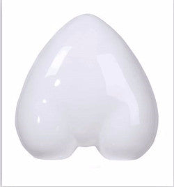 Heart shape underwear display, lingerie mannequin, white color