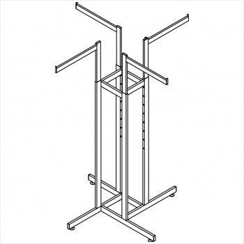 heavy duty 4 way rack