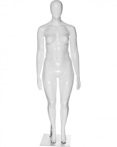 Plus size female egg head mannequin --- JANET/3