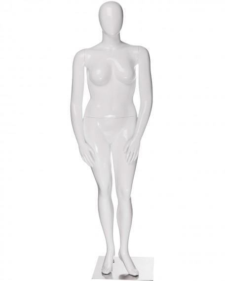 Plus size female egg head mannequin --- JANET/4