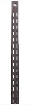 Heavy duty double slot wall standard,