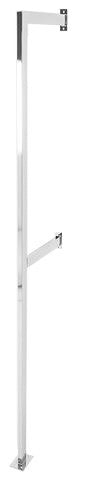 1"x 2" rectangular tubing outrigger of 90" high