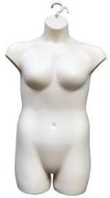 plus size women hanging body form skin tone