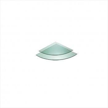 Quarter Round Glass Shelves,