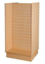 Slatwall H display unit, 24"x 24" x 54" ,