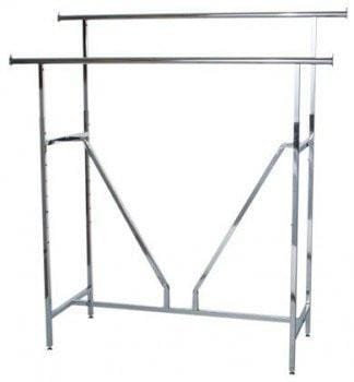 Clothes rack - V brace H rack chrome