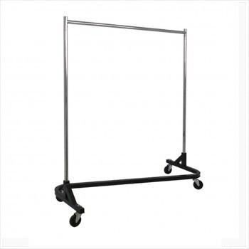 Z buy Rack with Hangrail HEAVY DUTY BLACK