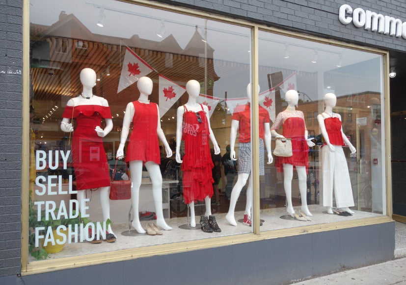 Toronto Mannequins in Store Windows
