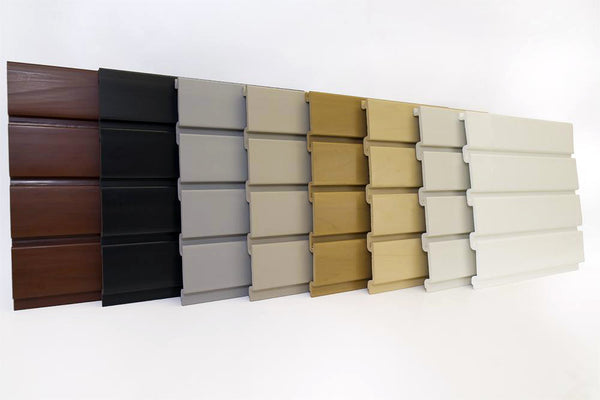 PVC Slatwall 4 x 1 - foot x 8pcs in Multi Colors