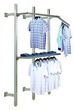 Heavy duty Standard slotted clothing rack system