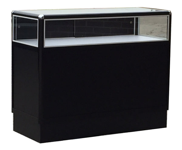 Jewelry Display Cases Aluminum and Wooden Glass Jewelry Display Case