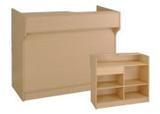 Wood cash  counters, cash register counter, reception counter