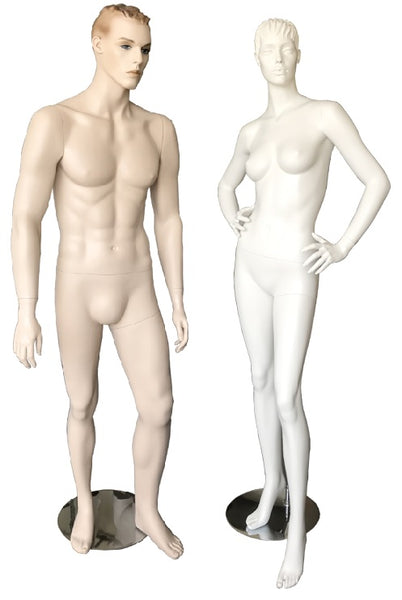 Fiber glass mannequins