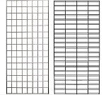 Grid wall and slatgrid panels