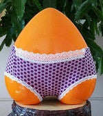 Heart shape underwear displays