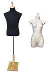Male and female, kid, hanging body form, free standing torso