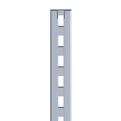 Heavy duty wide slot recessed wall standard --- KL1442