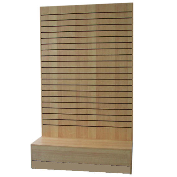L Shape Slatwall Merchandiser