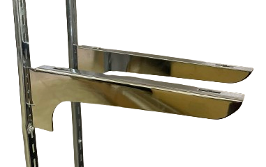 Wood Shelf Brackets 12 - inch for 1/2" Slot Standards