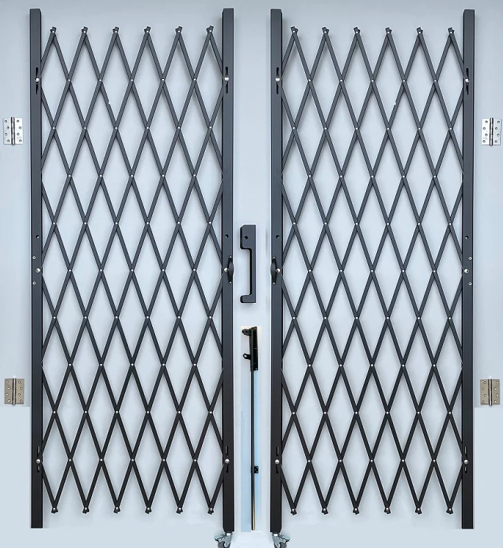 Double Folding Security Gate - 60 inches High, 132" Wide