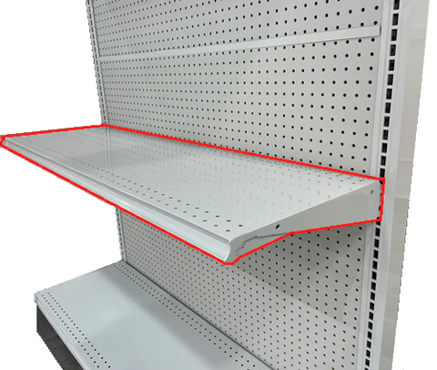 Supermarket and convenience store Gondola shelves unit End Cap top shelf