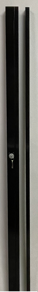 76 inches locking post black – Ablelin Store Fixtures Corp.